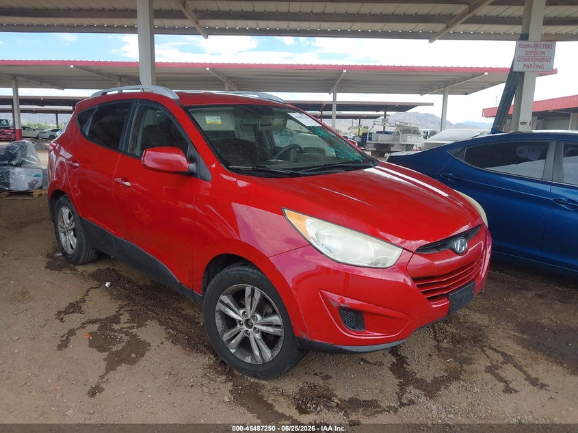 2010 Hyundai Tucson VIN KM8JU3AC9AU112451 IAAI salvage auction — NORMAL WEAR, Clear (Arizona), sold $775 on 2026-07-21 (photo 1)