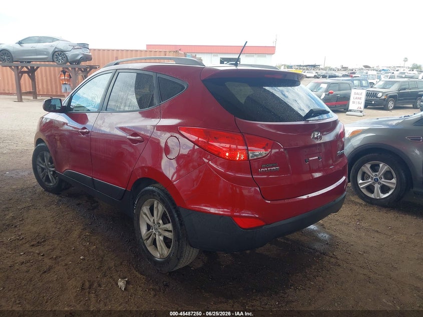2010 Hyundai Tucson VIN KM8JU3AC9AU112451 IAAI salvage auction — NORMAL WEAR, Clear (Arizona), sold $775 on 2026-07-21 (photo 3)