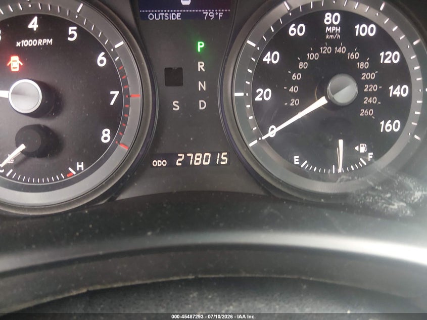 2008 Lexus Es 350 VIN JTHBJ46G882184071 IAAI salvage auction — NORMAL WEAR, Clear (Georgia), sold $425 on 2026-07-29 (photo 7)