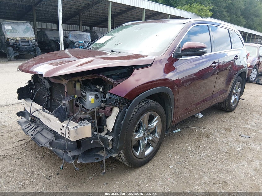 2017 Toyota Highlander VIN 5TDDZRFH6HS464895 IAAI salvage auction — FRONT END, Salvage (Kansas), sold $10,600 on 2026-07-29 (photo 2)
