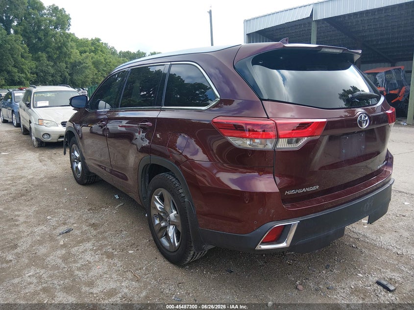 2017 Toyota Highlander VIN 5TDDZRFH6HS464895 IAAI salvage auction — FRONT END, Salvage (Kansas), sold $10,600 on 2026-07-29 (photo 3)