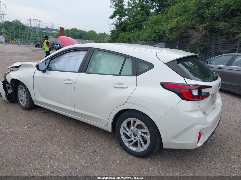 2024 Subaru Impreza VIN JF1GUABC6R8263209 IAAI salvage auction — FRONT END, Clear (New Jersey), sold $750 on 2026-07-17 (photo 3)