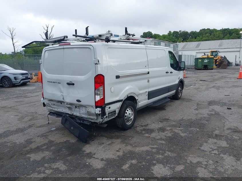 2023 Ford Transit-250 VIN 1FTBR2Y88PKA26400 IAAI salvage auction — REAR END, Clear (Maryland), sold $18,100 on 2026-07-14 (photo 4)
