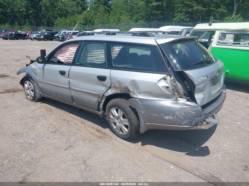 2005 Subaru Outback VIN 4S4BP61C657356558 IAAI salvage auction — FRONT END, Clear (Massachusetts), sold $300 on 2026-07-11 (photo 3)