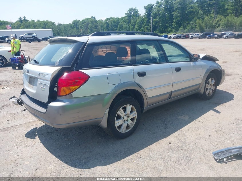 2005 Subaru Outback VIN 4S4BP61C657356558 IAAI salvage auction — FRONT END, Clear (Massachusetts), sold $300 on 2026-07-11 (photo 4)