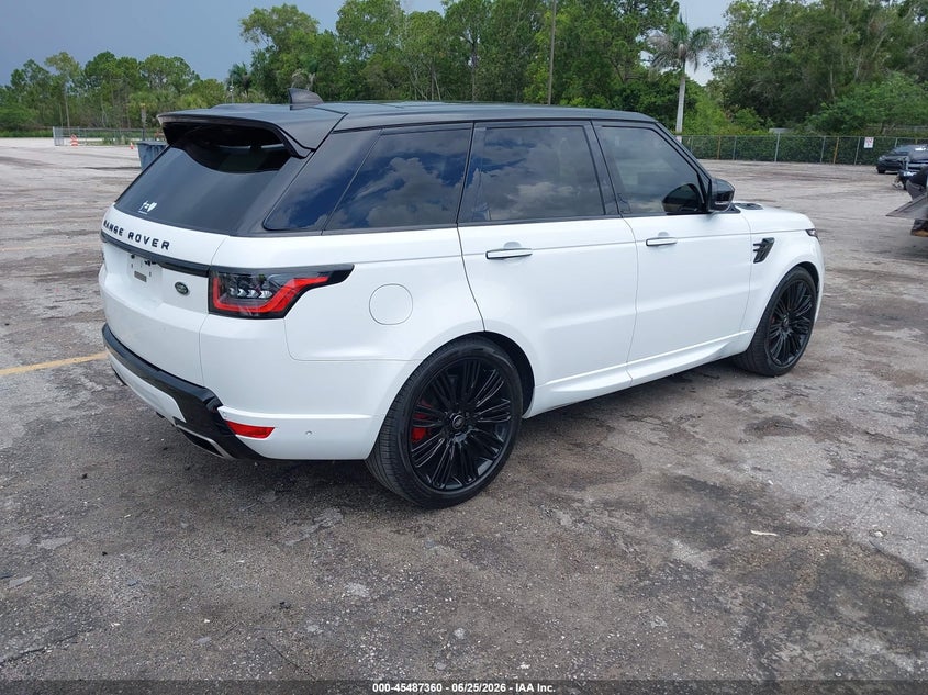 2022 Land rover Range rover sport VIN SALWV2SE1NA244301 IAAI salvage auction — UNDERCARRIAGE, Rebuildable (Florida), sold $38,950 on 2026-08-24 (photo 4)