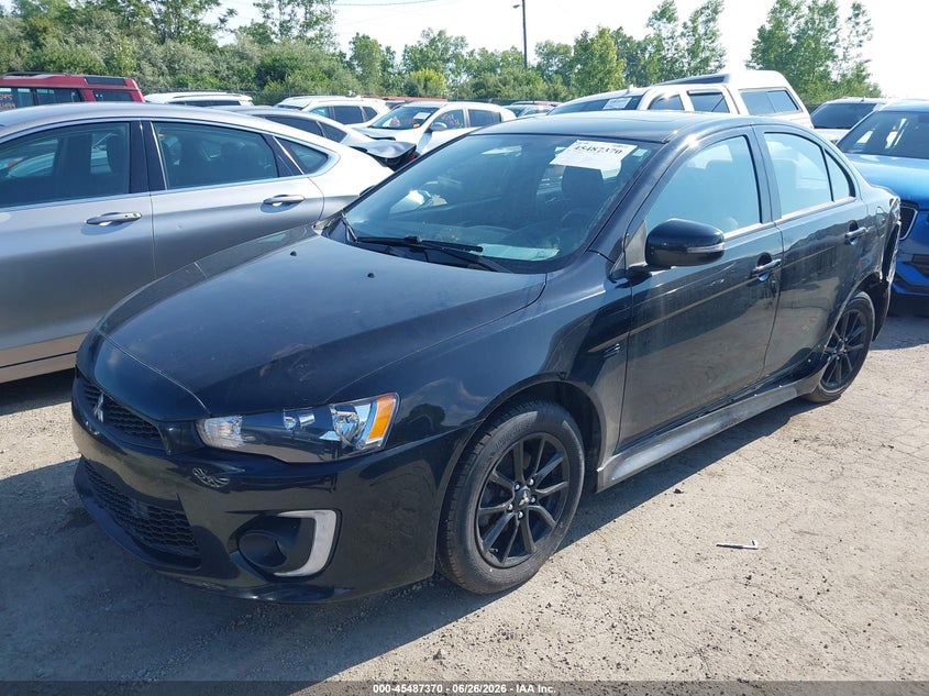 2017 Mitsubishi Lancer VIN JA32U2FU3HU011533 IAAI salvage auction — LEFT REAR, Salvage (Ohio), sold $25 on 2026-07-28 (photo 2)