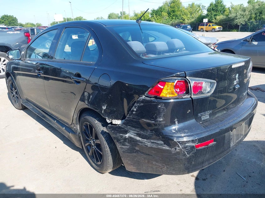 2017 Mitsubishi Lancer VIN JA32U2FU3HU011533 IAAI salvage auction — LEFT REAR, Salvage (Ohio), sold $25 on 2026-07-28 (photo 6)
