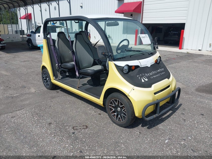 2019 Global electric motors E4 VIN 52CG4AGA3K5019584 IAAI salvage auction — FRONT END, Certificate Of Destruction (Florida), sold $375 on 2026-07-28 (photo 1)