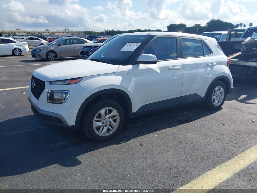 2022 Hyundai Venue VIN KMHRB8A31NU160263 IAAI salvage auction — SIDE, Certificate Of Destruction (Florida), sold $2,300 on 2026-07-30 (photo 2)