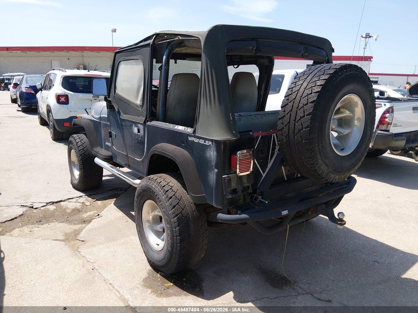 1995 Jeep Wrangler / VIN 1J4FY19PXSP264078 IAAI salvage auction — NORMAL WEAR, Original (Texas), sold $1,150 on 2026-07-06 (photo 3)
