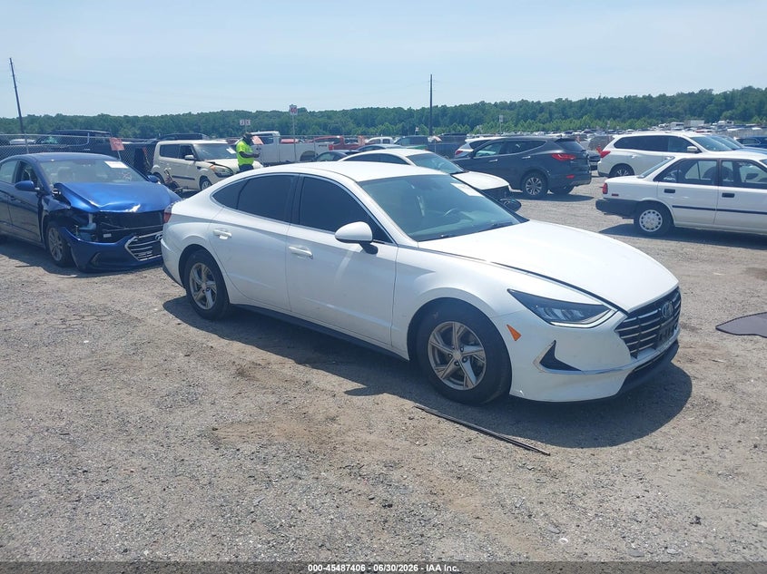 2022 Hyundai Sonata VIN 5NPEG4JA8NH133440 IAAI salvage auction — LEFT FRONT, Salvage - Greater Than 75% (Maryland), sold $3,000 on 2026-07-30 (photo 1)