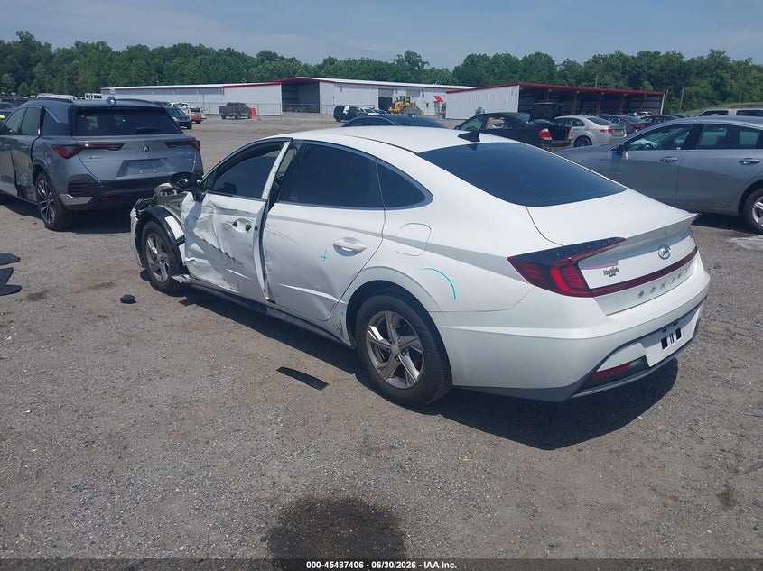 2022 Hyundai Sonata VIN 5NPEG4JA8NH133440 IAAI salvage auction — LEFT FRONT, Salvage - Greater Than 75% (Maryland), sold $3,000 on 2026-07-30 (photo 3)