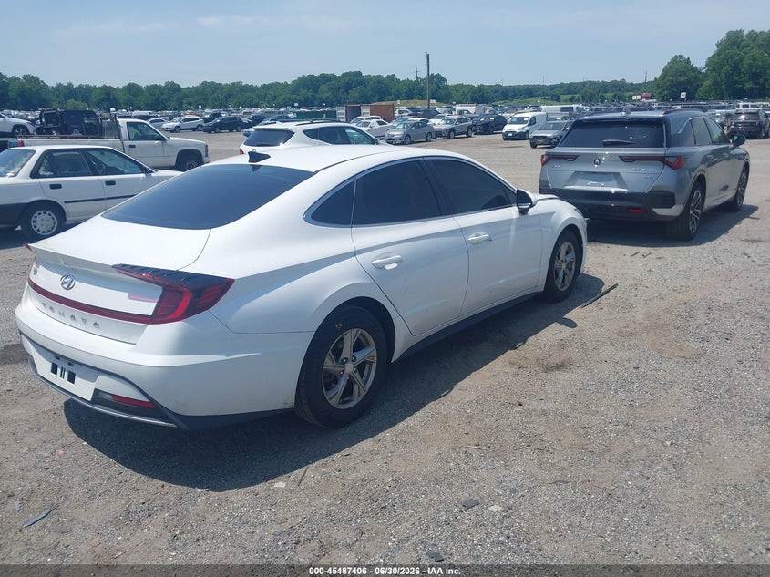 2022 Hyundai Sonata VIN 5NPEG4JA8NH133440 IAAI salvage auction — LEFT FRONT, Salvage - Greater Than 75% (Maryland), sold $3,000 on 2026-07-30 (photo 4)
