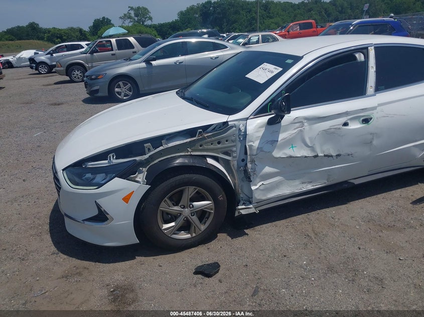 2022 Hyundai Sonata VIN 5NPEG4JA8NH133440 IAAI salvage auction — LEFT FRONT, Salvage - Greater Than 75% (Maryland), sold $3,000 on 2026-07-30 (photo 6)