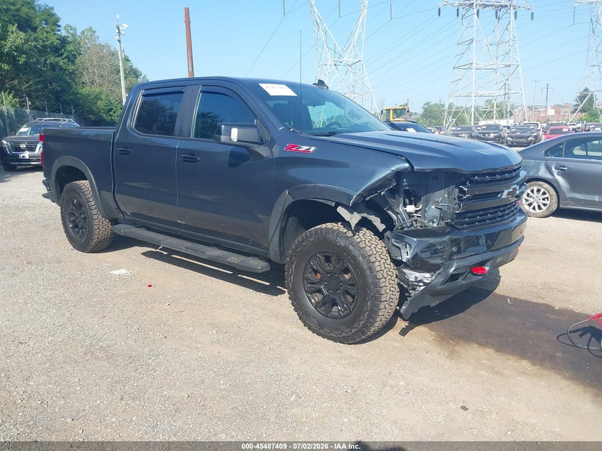 2019 Chevrolet Silverado VIN 1GCPYFED2KZ129362 IAAI salvage auction — RIGHT FRONT, Salvage (Pennsylvania), sold $15,100 on 2026-07-31 (photo 1)