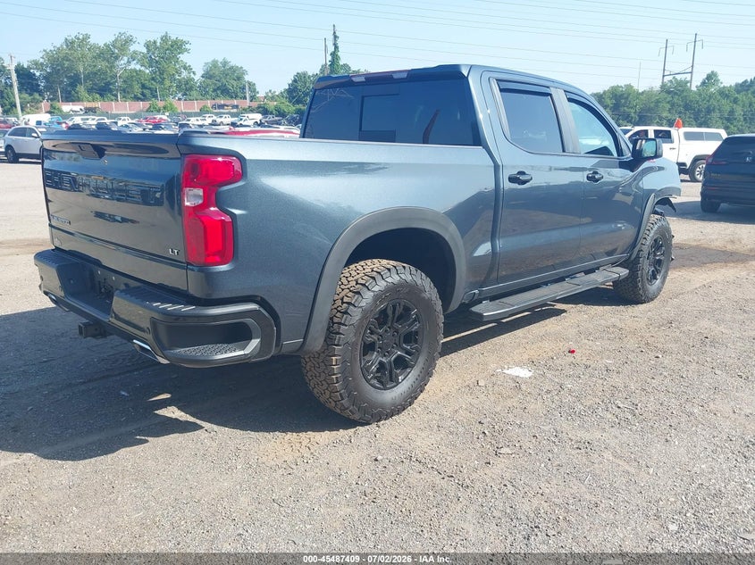 2019 Chevrolet Silverado VIN 1GCPYFED2KZ129362 IAAI salvage auction — RIGHT FRONT, Salvage (Pennsylvania), sold $15,100 on 2026-07-31 (photo 4)