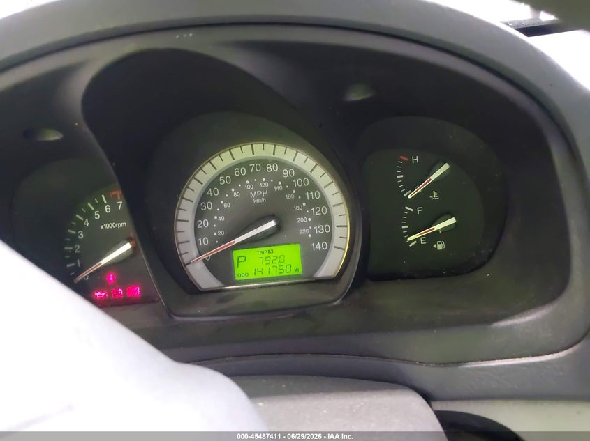 2007 Kia Spectra VIN KNAFE121975378951 IAAI salvage auction — SIDE, Non-Repairable (Virginia), sold $350 on 2026-07-25 (photo 7)