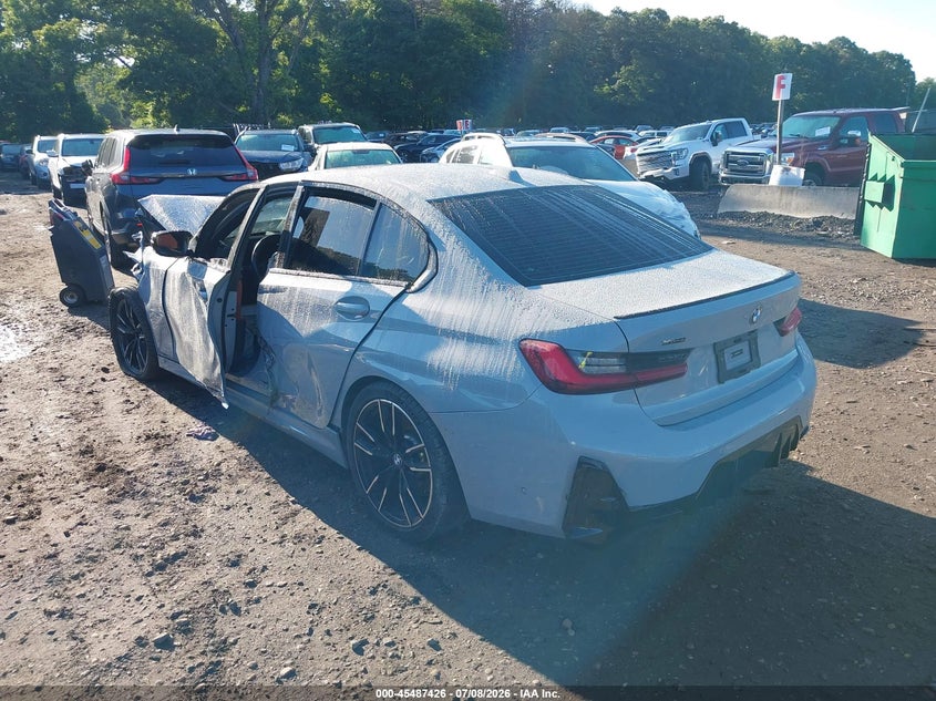 2025 BMW 3er VIN 3MW69FT00S8F47371 IAAI salvage auction — FRONT END, Salvage Title, sold $7,150 on 2026-08-24 (photo 3)