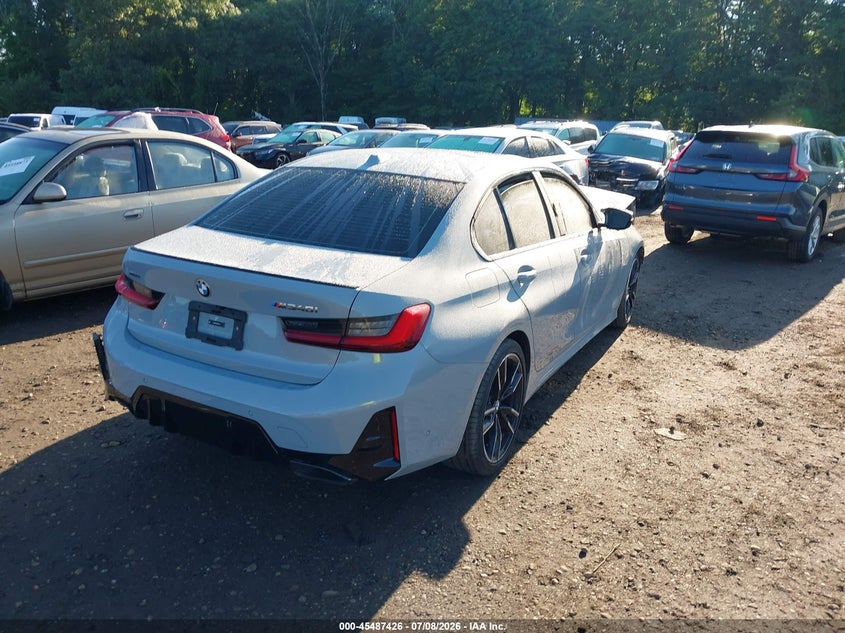 2025 BMW 3er VIN 3MW69FT00S8F47371 IAAI salvage auction — FRONT END, Salvage Title, sold $7,150 on 2026-08-24 (photo 4)
