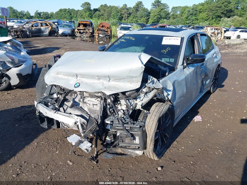 2025 BMW 3er VIN 3MW69FT00S8F47371 IAAI salvage auction — FRONT END, Salvage Title, sold $7,150 on 2026-08-24 (photo 6)