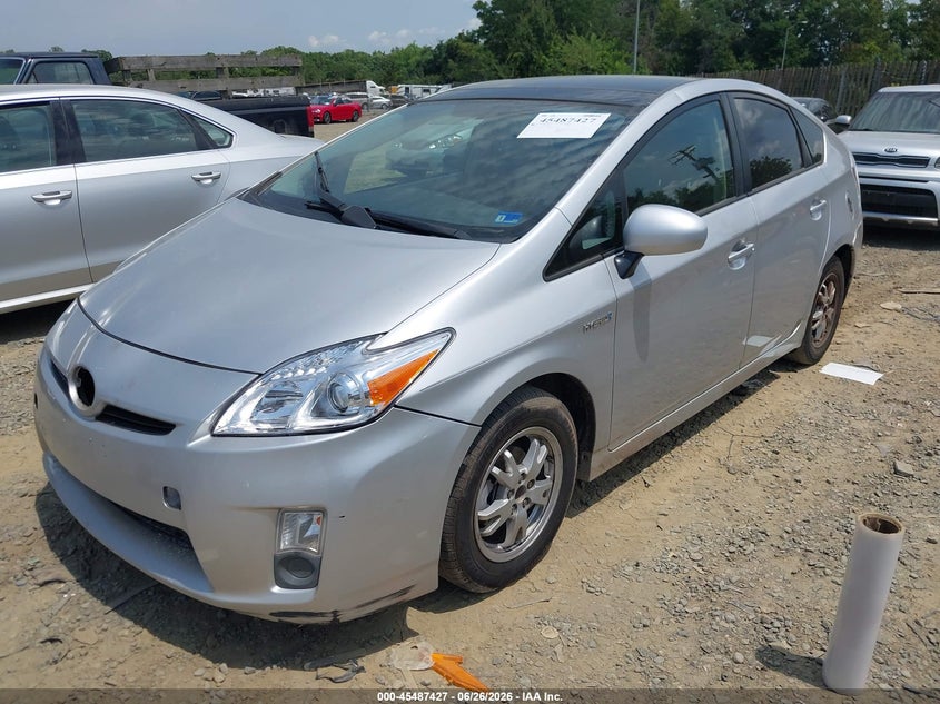 2010 Toyota Prius VIN JTDKN3DU7A0152805 IAAI salvage auction — RIGHT FRONT, Clear (Virginia), sold $1,500 on 2026-07-15 (photo 2)