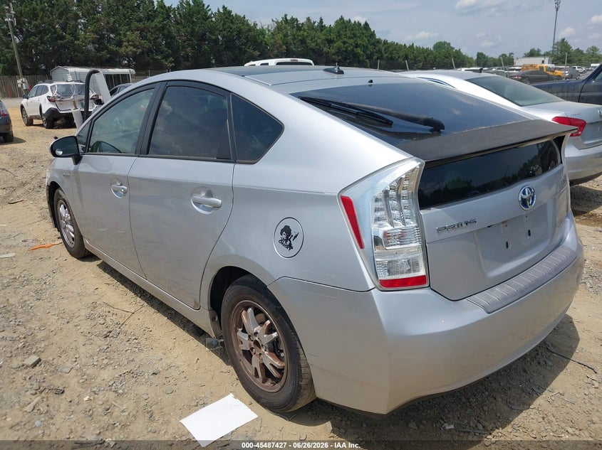 2010 Toyota Prius VIN JTDKN3DU7A0152805 IAAI salvage auction — RIGHT FRONT, Clear (Virginia), sold $1,500 on 2026-07-15 (photo 3)