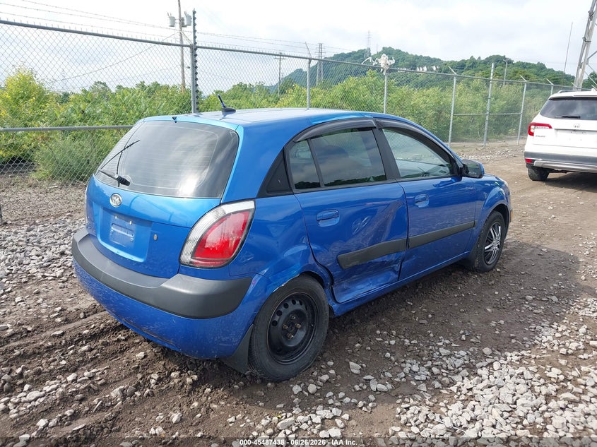2009 Kia Rio VIN KNADE243096517177 IAAI salvage auction — SIDE, Salvage (Pennsylvania), sold $400 on 2026-07-14 (photo 4)