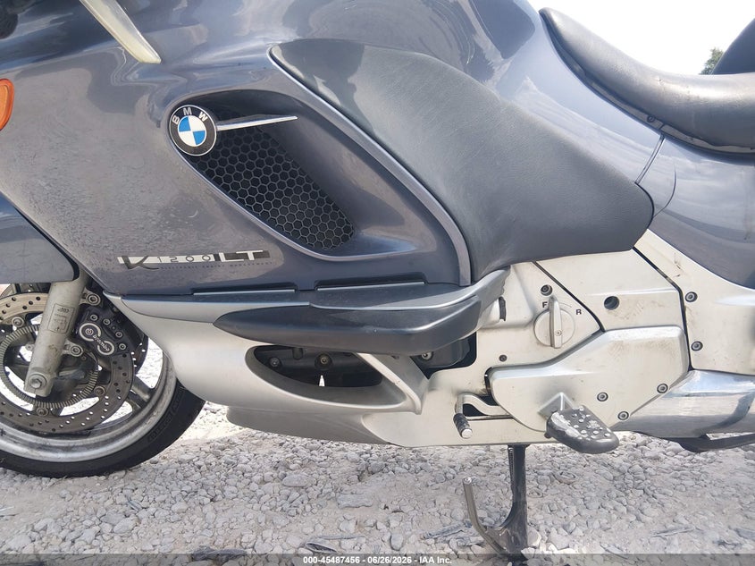 2000 BMW K 1200 VIN WB10555A1YZD73393 IAAI salvage auction — NORMAL WEAR, Clear (Alabama), sold $825 on 2026-07-06 (photo 9)
