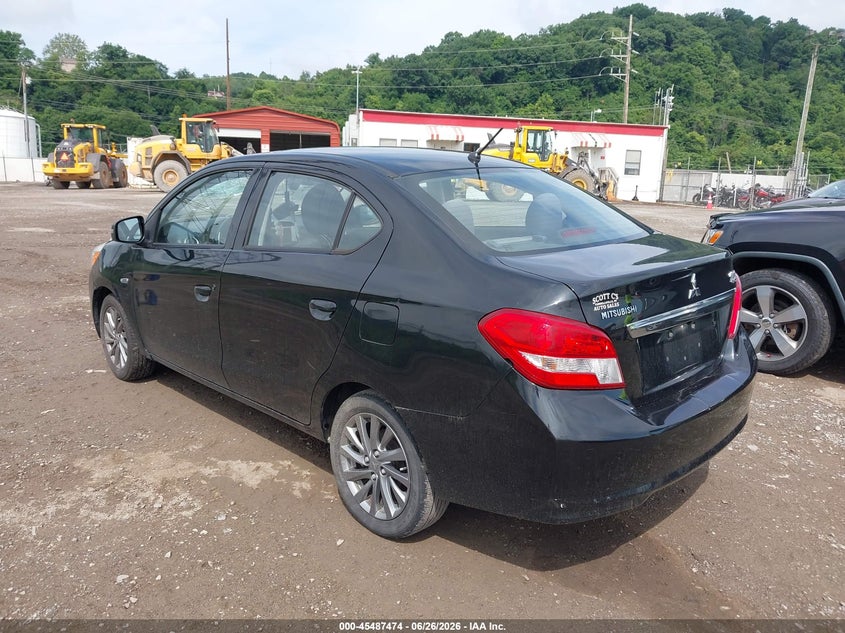 2017 Mitsubishi Mirage VIN ML32F4FJ5HHF08353 IAAI salvage auction — ROOF, Salvage (Pennsylvania), sold $900 on 2026-07-12 (photo 3)