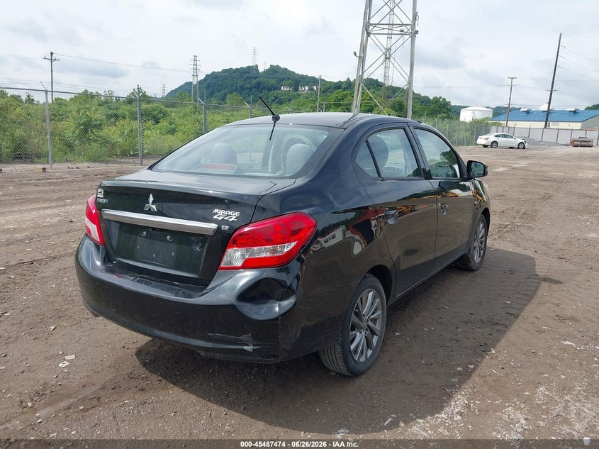 2017 Mitsubishi Mirage VIN ML32F4FJ5HHF08353 IAAI salvage auction — ROOF, Salvage (Pennsylvania), sold $900 on 2026-07-12 (photo 4)
