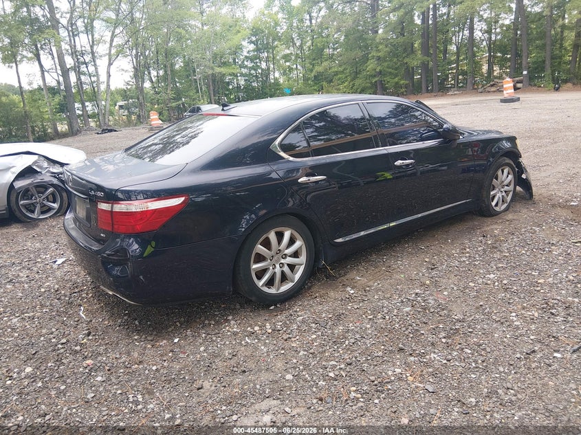 2009 Lexus Ls VIN JTHCL46F495003893 IAAI salvage auction — NORMAL WEAR, Clear (Virginia), sold $950 on 2026-07-21 (photo 4)