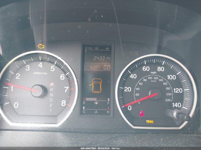 2007 Honda Cr-v VIN JHLRE38347C053790 IAAI salvage auction — NORMAL WEAR, Clear (Florida), sold $1,150 on 2026-07-08 (photo 7)