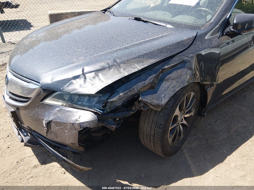2015 Acura Tlx VIN 19UUB1F52FA011350 IAAI salvage auction — LEFT FRONT, Clear (Massachusetts), sold $1,800 on 2026-07-09 (photo 6)