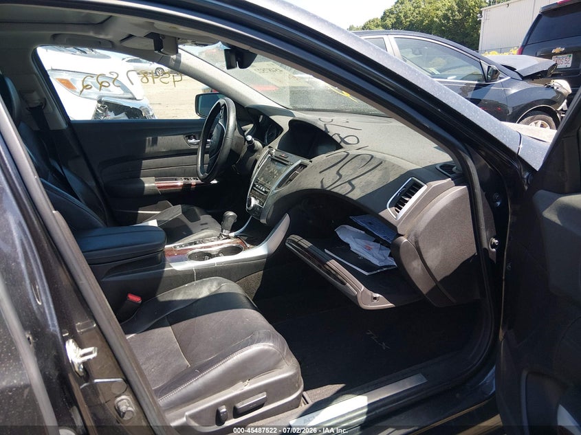 2015 Acura Tlx VIN 19UUB1F52FA011350 IAAI salvage auction — LEFT FRONT, Clear (Massachusetts), sold $1,800 on 2026-07-09 (photo 5)