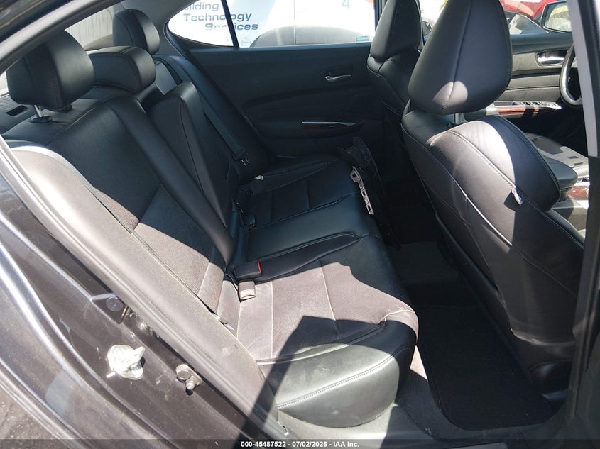 2015 Acura Tlx VIN 19UUB1F52FA011350 IAAI salvage auction — LEFT FRONT, Clear (Massachusetts), sold $1,800 on 2026-07-09 (photo 8)