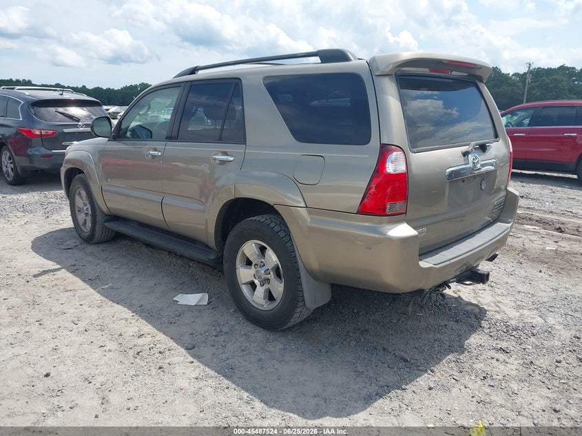 2008 Toyota 4runner VIN JTEZU14R68K008769 IAAI salvage auction — RIGHT SIDE, Salvage (South Carolina), sold $5,400 on 2026-08-01 (photo 3)