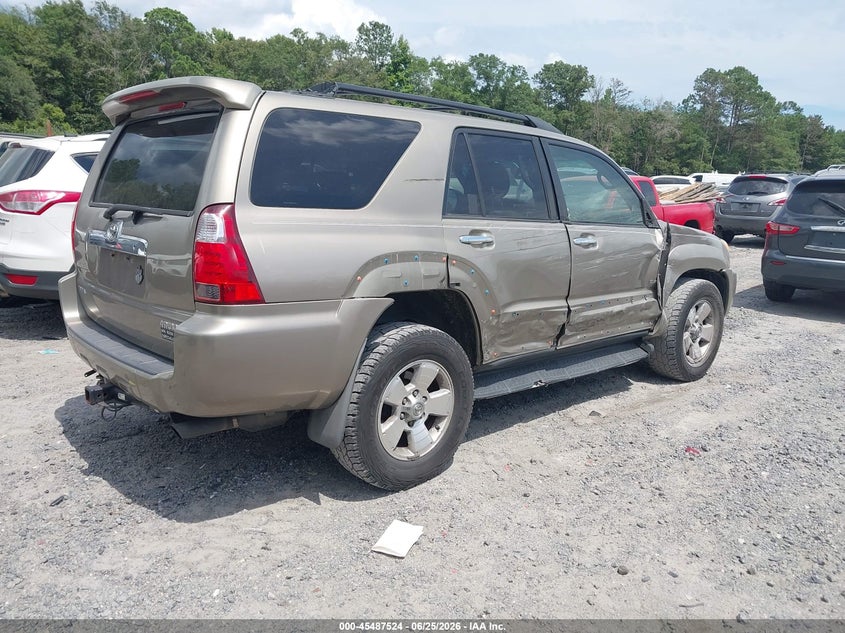 2008 Toyota 4runner VIN JTEZU14R68K008769 IAAI salvage auction — RIGHT SIDE, Salvage (South Carolina), sold $5,400 on 2026-08-01 (photo 4)