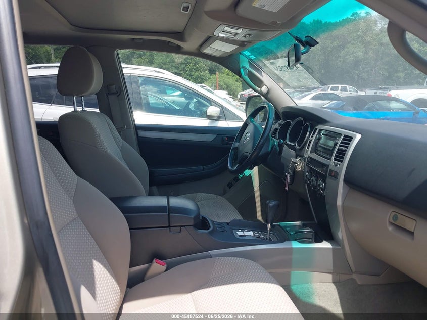 2008 Toyota 4runner VIN JTEZU14R68K008769 IAAI salvage auction — RIGHT SIDE, Salvage (South Carolina), sold $5,400 on 2026-08-01 (photo 5)