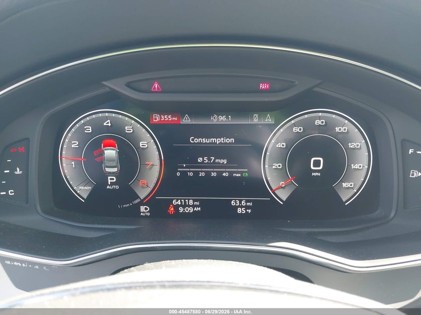 2019 Audi A6 VIN WAUE8AF27KN127974 IAAI salvage auction — LEFT SIDE, Salvage (Georgia), sold $10,900 on 2026-09-09 (photo 7)
