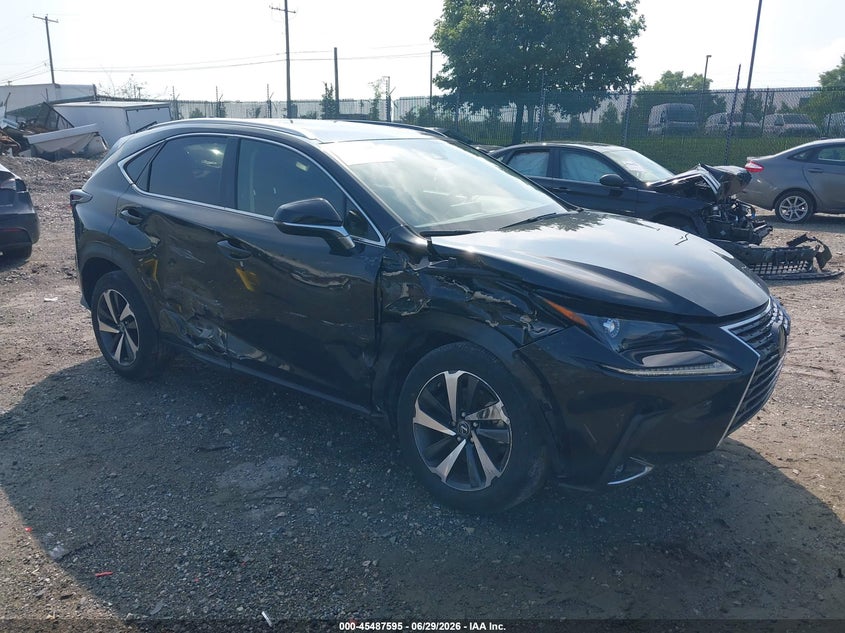 2021 Lexus Nx VIN JTJGARDZ0M2253707 IAAI salvage auction — SIDE, Salvage (Pennsylvania), sold $12,700 on 2026-07-24 (photo 1)
