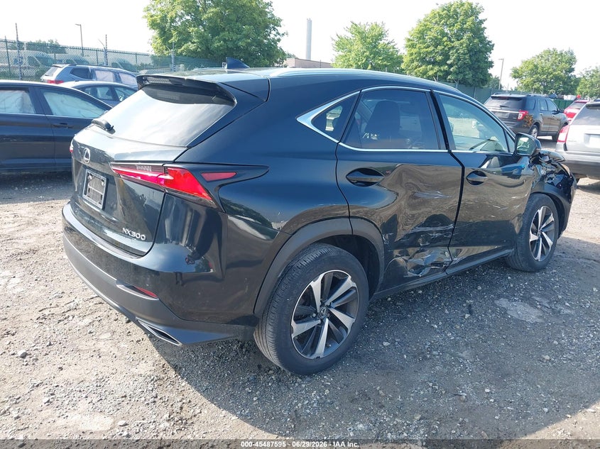 2021 Lexus Nx VIN JTJGARDZ0M2253707 IAAI salvage auction — SIDE, Salvage (Pennsylvania), sold $12,700 on 2026-07-24 (photo 4)