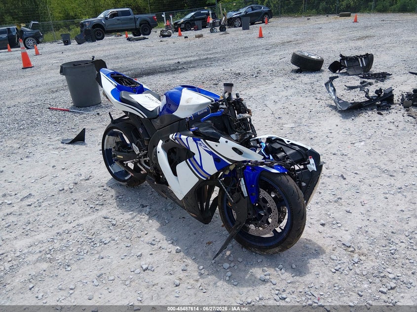2005 Yamaha Yzfr1 VIN JYARN13E65A009191 IAAI salvage auction — FRONT END, Salvage (Alabama), sold $125 on 2026-07-28 (photo 1)