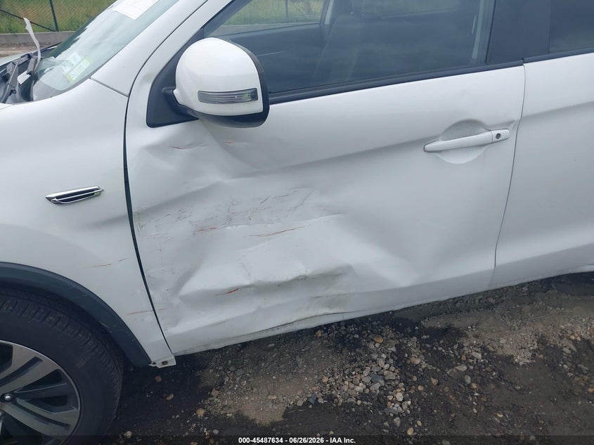 2016 Mitsubishi Outlander VIN JA4AR3AU7GZ056207 IAAI salvage auction — LEFT SIDE, Salvage Title, sold $3,025 on 2026-07-14 (photo 6)