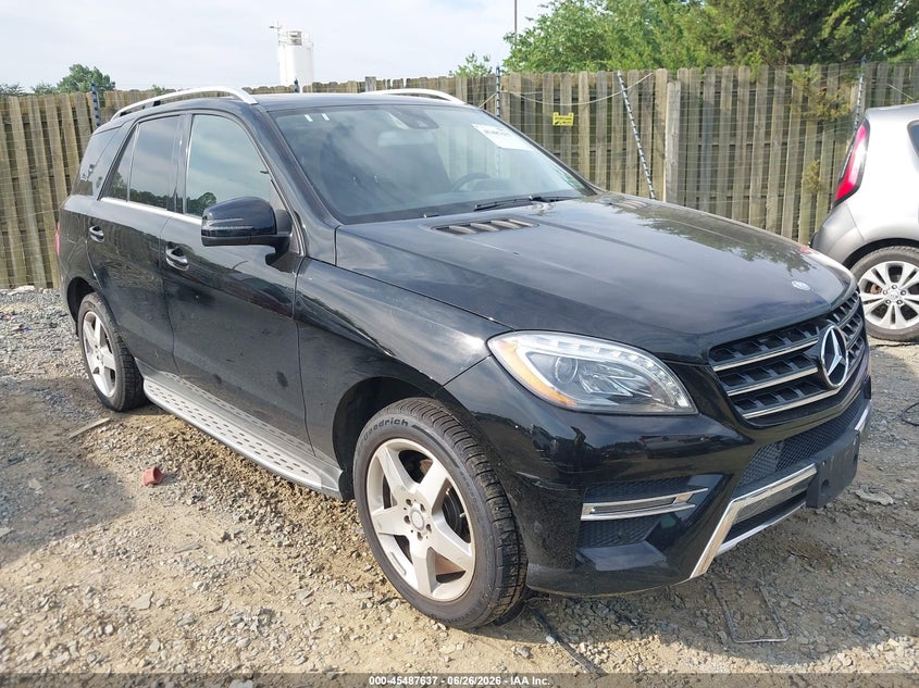 2014 Mercedes-benz M-klasse VIN 4JGDA5HBXEA268990 IAAI salvage auction — NORMAL WEAR, Clear (Virginia), sold $2,425 on 2026-07-20 (photo 1)