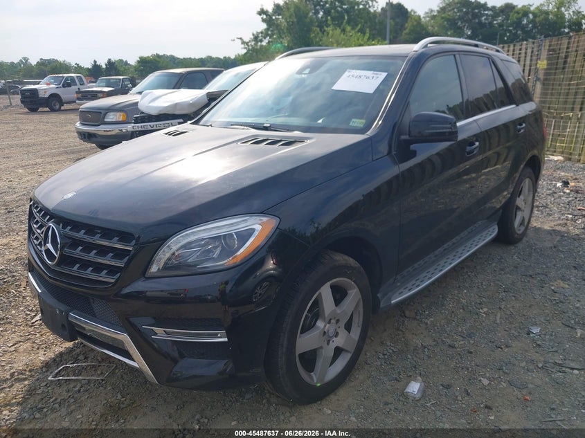 2014 Mercedes-benz M-klasse VIN 4JGDA5HBXEA268990 IAAI salvage auction — NORMAL WEAR, Clear (Virginia), sold $2,425 on 2026-07-20 (photo 2)