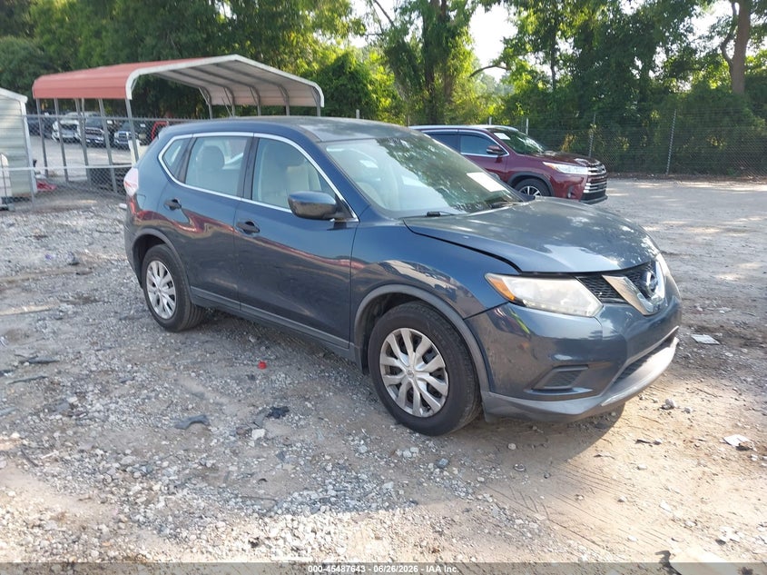 2016 Nissan Rogue VIN KNMAT2MT7GP653888 IAAI salvage auction — REAR END, Salvage (Georgia), sold $725 on 2026-07-24 (photo 1)