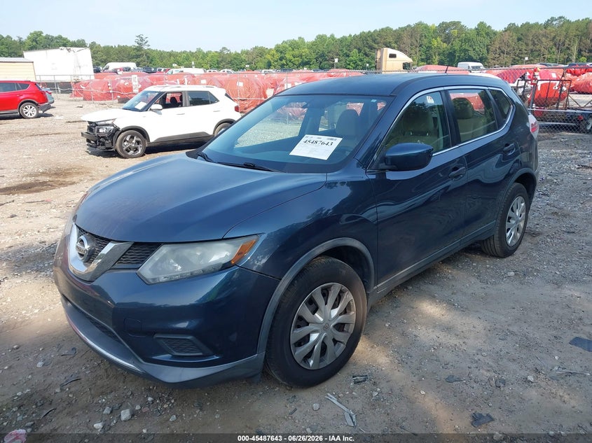 2016 Nissan Rogue VIN KNMAT2MT7GP653888 IAAI salvage auction — REAR END, Salvage (Georgia), sold $725 on 2026-07-24 (photo 2)