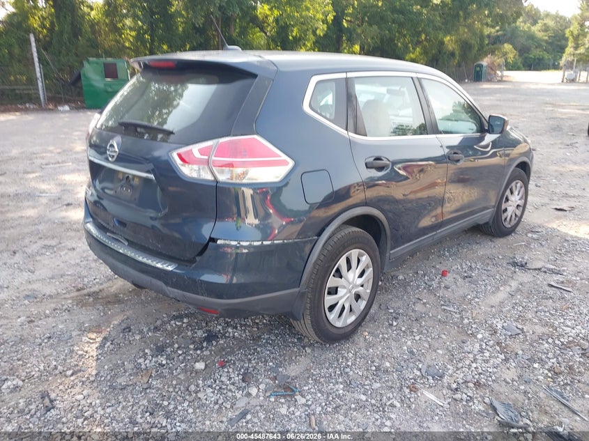 2016 Nissan Rogue VIN KNMAT2MT7GP653888 IAAI salvage auction — REAR END, Salvage (Georgia), sold $725 on 2026-07-24 (photo 4)