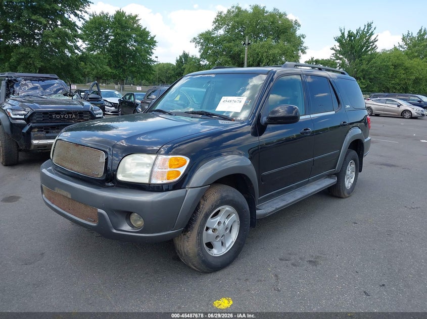 2004 Toyota Sequoia VIN 5TDBT44A44S233277 IAAI salvage auction — FRONT & REAR, Clear (New Jersey), sold $1,000 on 2026-07-27 (photo 2)